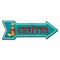 Signmission Cantina Arrow Decal Funny Home Decor 18in Wide D-A-999925 - alternate 1